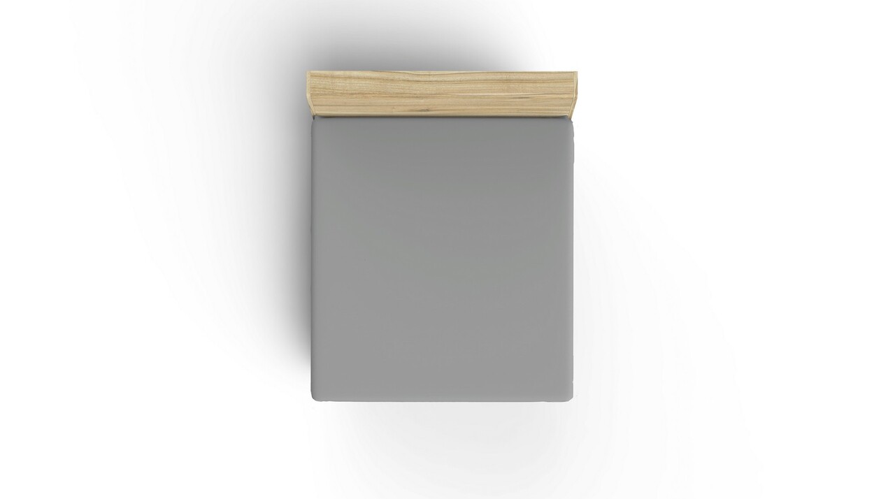 Cearceaf de pat cu elastic Ranforce Double Small (DE), L'essentiel Maison, Dark Grey, Gri inchis - imagine 4